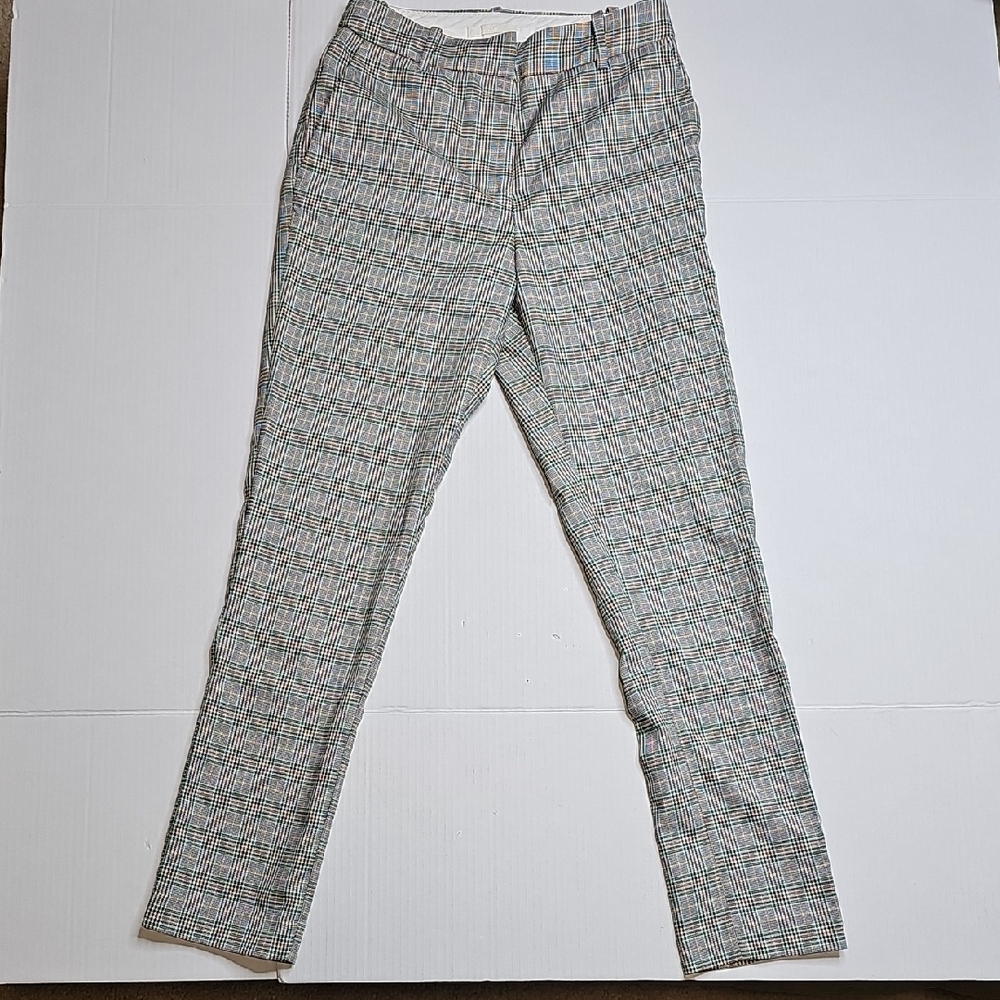 LAST CALL - H&M Women's Plaid Dress Pants, Size 4